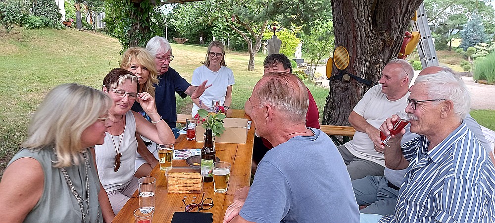 Treffen bei Klaus Schneider